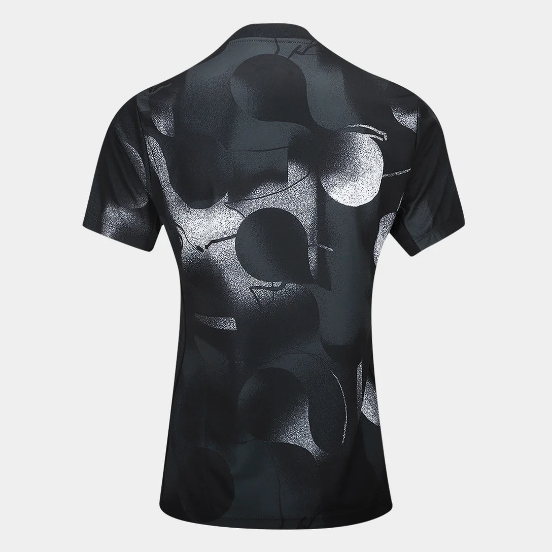 Camisa Corinthians Pré Jogo 25/26 Nike Feminina - Preto+Branco